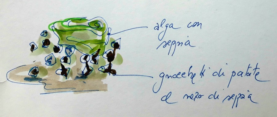 "gnocchetti di patate con nero di seppia- poeticadelle regole"